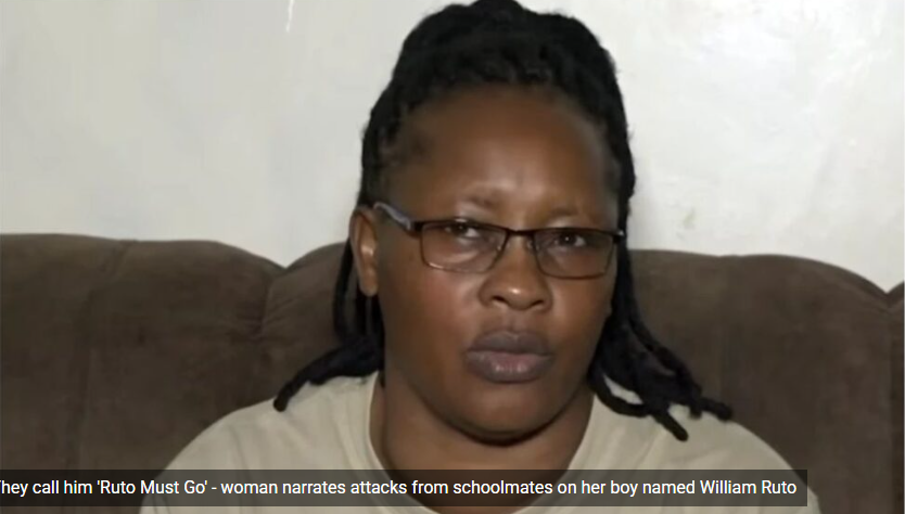 They call him ‘Ruto Must Go’ – woman narrates attacks from schoolmates on her boy named William Ruto