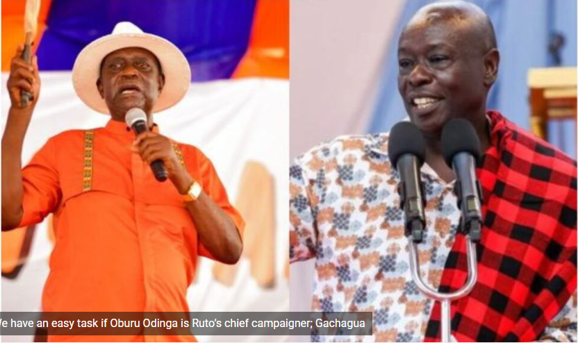 We have an easy task if Oburu Odinga is Ruto’s chief campaigner; Gachagua