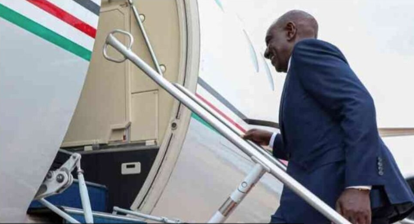 Ruto sticks to chartered planes as presidential jet remains grounded in Netherlands